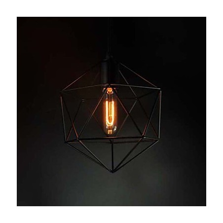 Europe Style Vintage Chandelier for in Diamond Shape Black