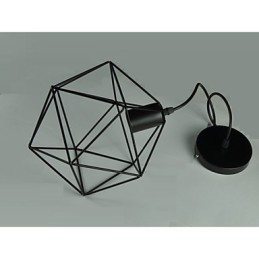 Europe Style Vintage Chandelier for in Diamond Shape Black