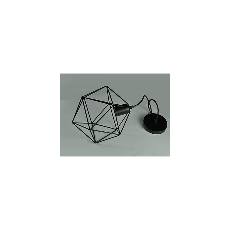 Europe Style Vintage Chandelier for in Diamond Shape Black