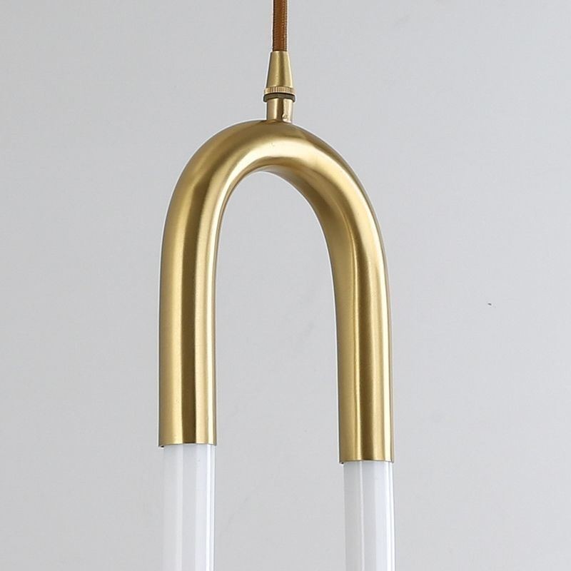 Modern Simple Pendant Light Brass Ceiling Light