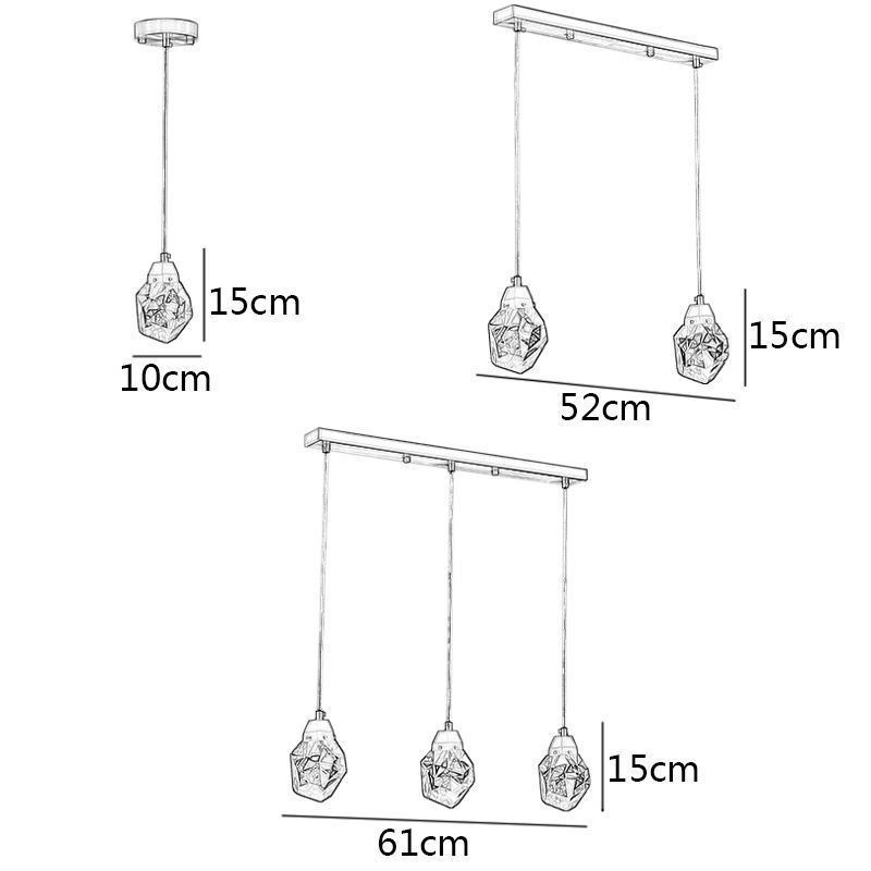 Mini Simple Crystal Ball Light Hanging Light Ceiling Light