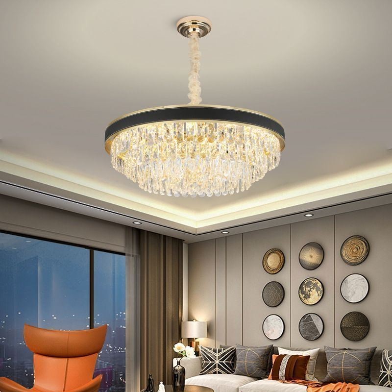 Modern Pendant Light Crystal Ceiling Light 9 12 16 Lights