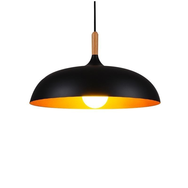 Modern Pendant Light Minimalist Decorative Light Fixture Black White