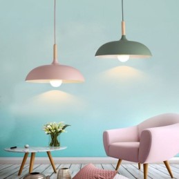 Modern Pendant Light Colorful Macaron Pendant Lamp