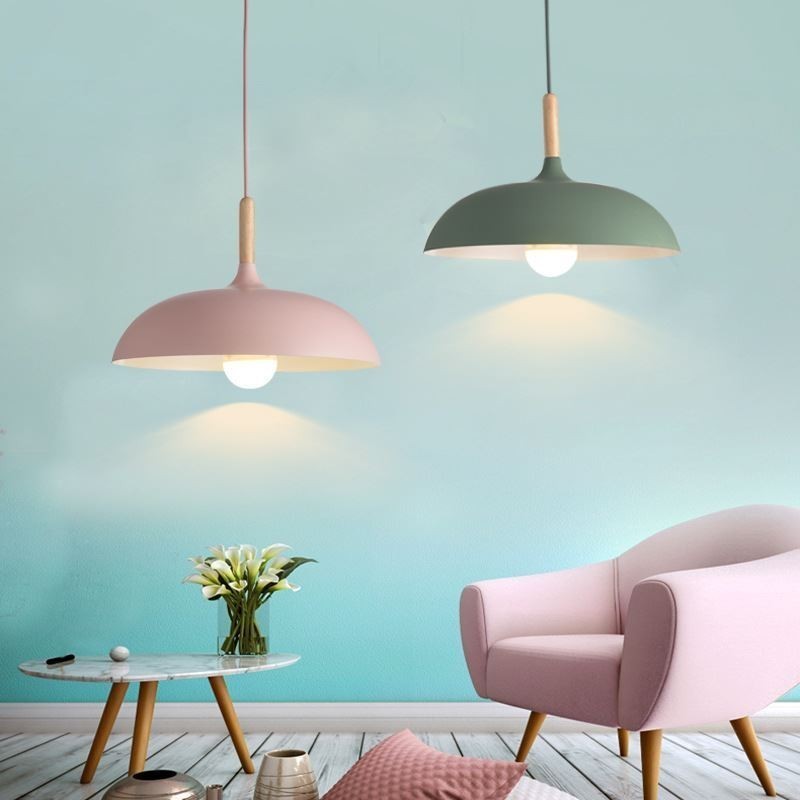 Modern Pendant Light Colorful Macaron Pendant Lamp