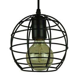 Globe Shape Europe Style Vintage Chandelier for Black Pendant Light