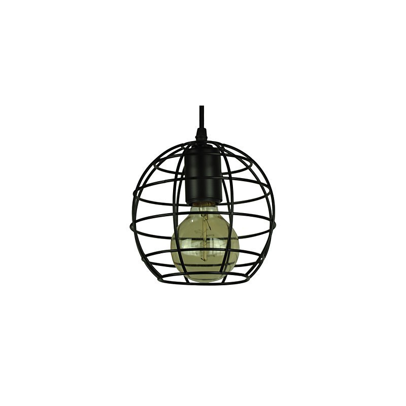 Globe Shape Europe Style Vintage Chandelier for Black Pendant Light