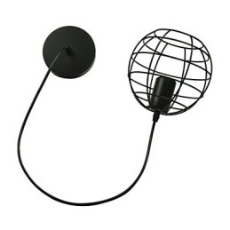 Globe Shape Europe Style Vintage Chandelier for Black Pendant Light