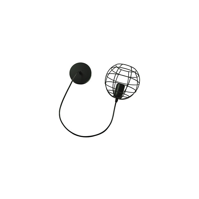 Globe Shape Europe Style Vintage Chandelier for Black Pendant Light