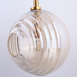 Glass Pendant Light Creative Decorative Glass Globe Loft
