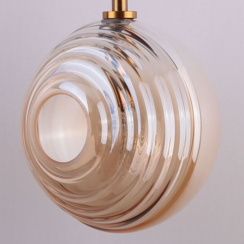 Glass Pendant Light Creative Decorative Glass Globe Loft