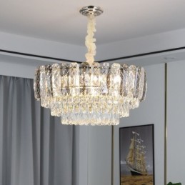European Pendant Light Crystal Round Ceiling Light