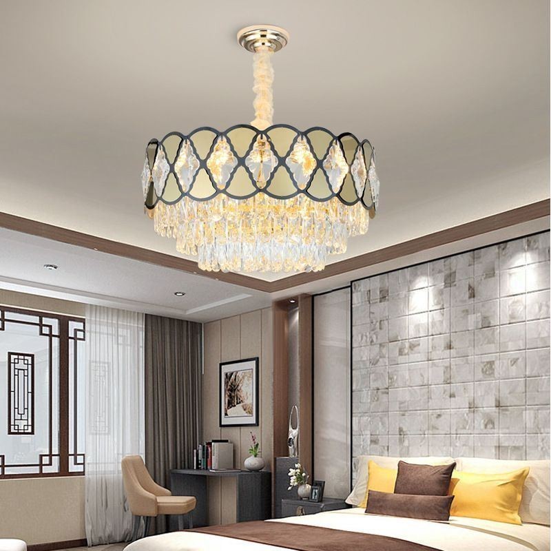 Crystal Pendant Light Modern Lacy Ceiling Light Fixtures