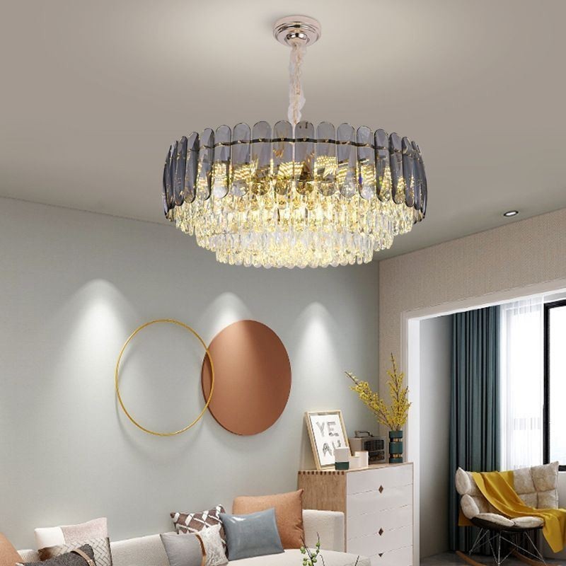 Crystal Pendant Ceiling Light Fixture