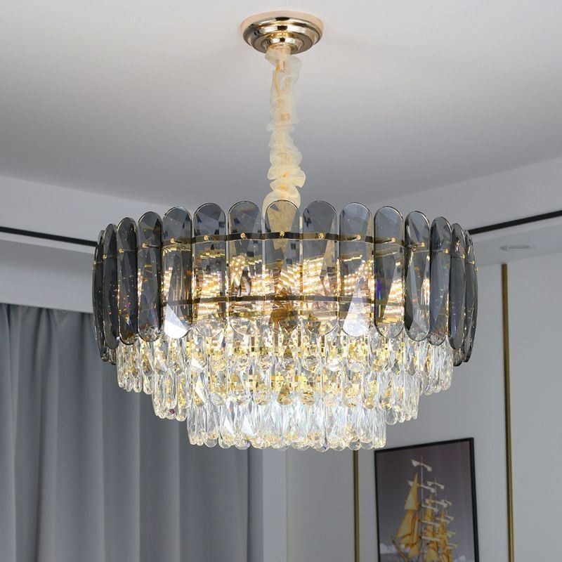 Crystal Pendant Ceiling Light Fixture