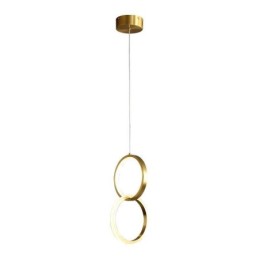Pendant Light Brass Rings Decorative Light Fixture