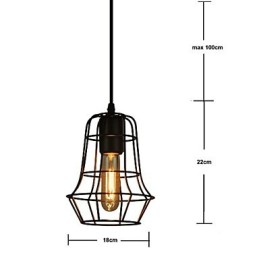Stylish Europe Style Vintage Chandelier for Black Pendant Light