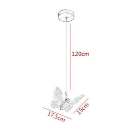 Pendant Light Acrylic Butterfly Ceiling Light Fixture