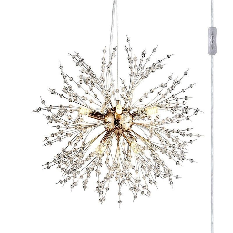 Firework Chandelier 8 Lights Dandelion Pendant Light
