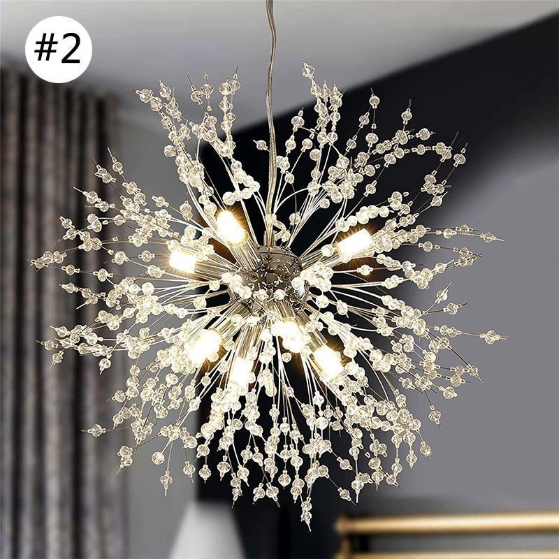 Firework Chandelier 8 Lights Dandelion Pendant Light