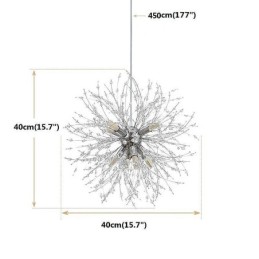 Firework Chandelier 8 Lights Dandelion Pendant Light
