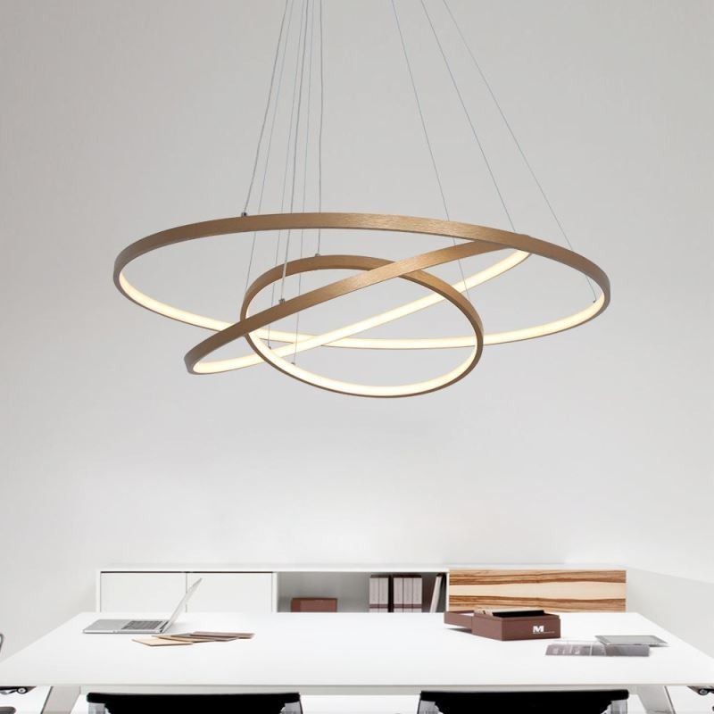 Pendant Light Modern Chandelier Lighting 3 Rings Ceiling Light