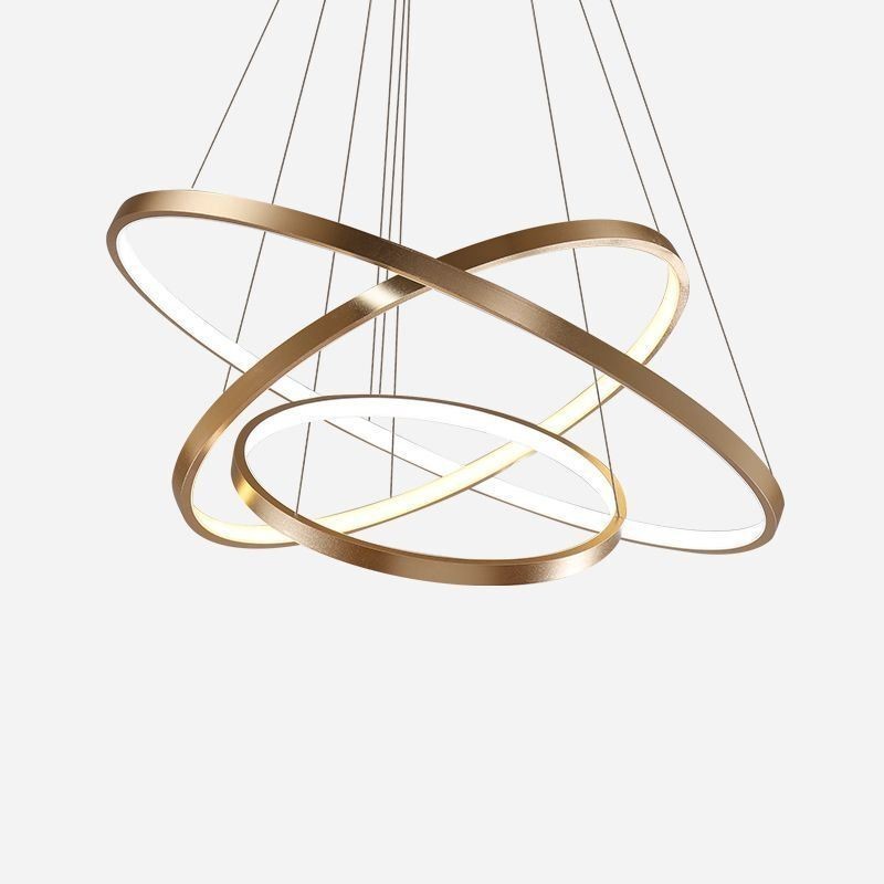 Pendant Light Modern Chandelier Lighting 3 Rings Ceiling Light