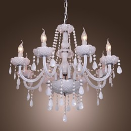 Rustic Lodge Crystal Electroplated Crystal Chandelier