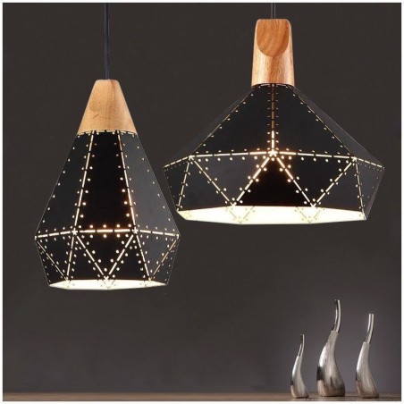 Industrial Retro Vintage Hanging Light Hollow Lampshade