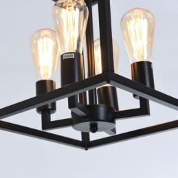 Modern Simple Pendant Light Iron Cage Hanging Lamp