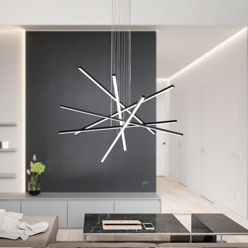 Linear Suspension Pendant Light Decorative Light Fixture