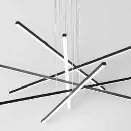 Linear Suspension Pendant Light Decorative Light Fixture