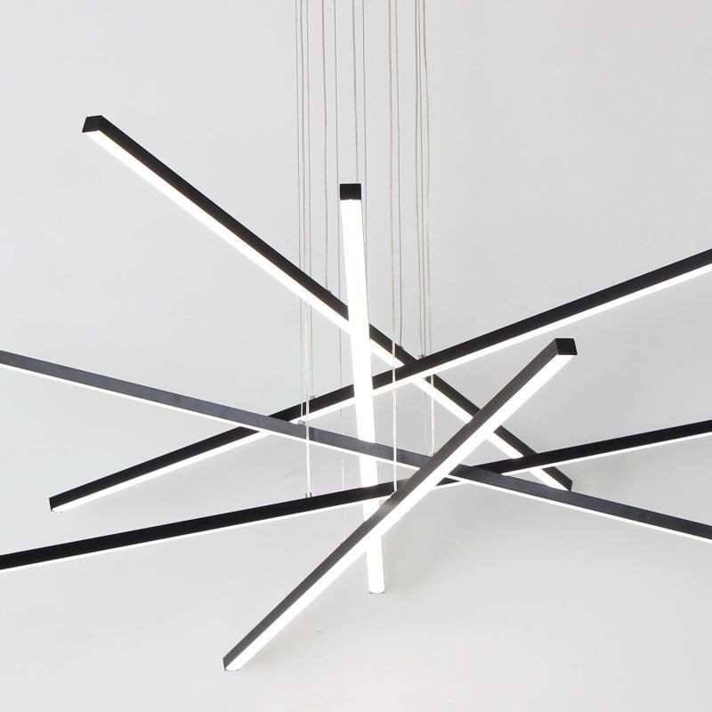 Linear Suspension Pendant Light Decorative Light Fixture