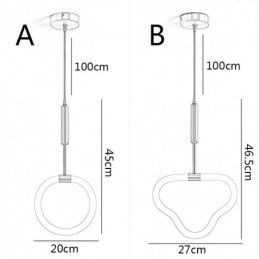 Modern Ceiling Light Dimmable Acrylic Ceiling Lamp l