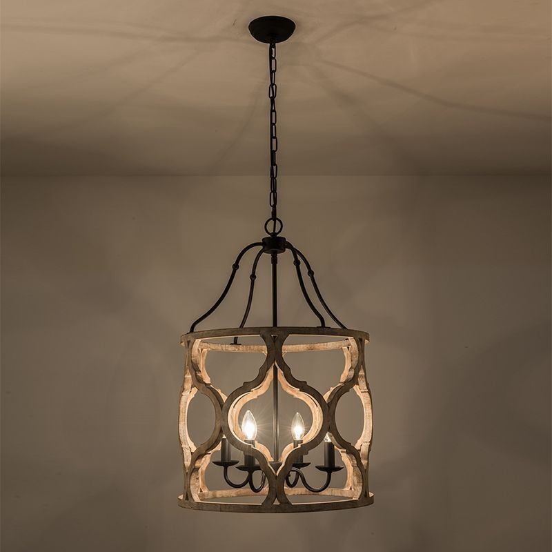 Vintage Style 4 Light Lantern Pendant Light