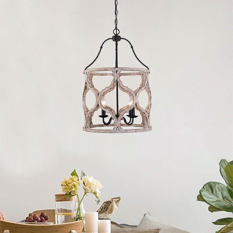 Vintage Style 4 Light Lantern Pendant Light