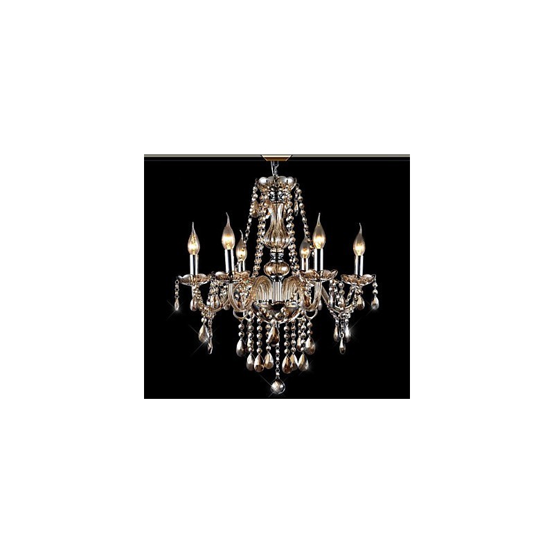 Modern Contemporary Traditional Classic Vintage Crystal Electroplated Glass Chandelier