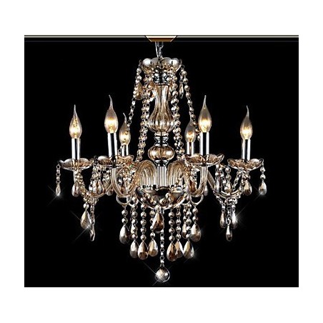 Modern Contemporary Traditional Classic Vintage Crystal Electroplated Glass Chandelier