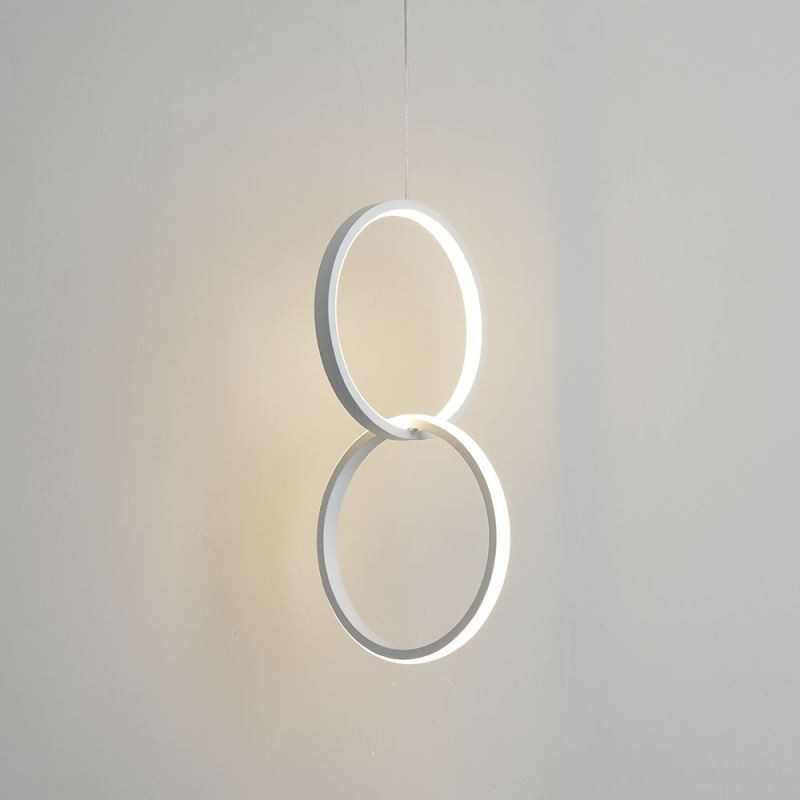 Mimimalist Double Ring Pendant Light