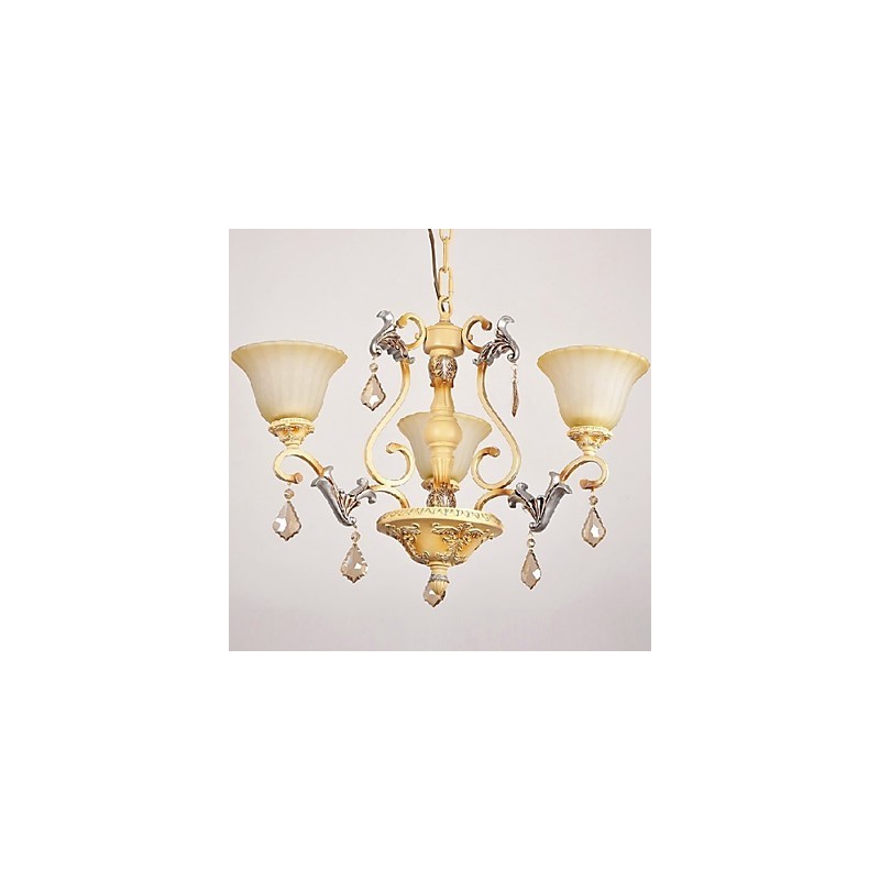 Traditional Classic Crystal Painting Chandelier
