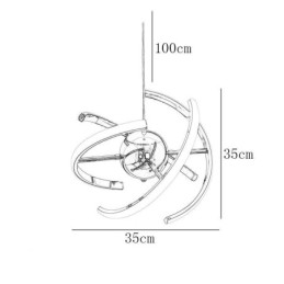 Swivel Globe Pendant Light Decorative Ceiling Lamp