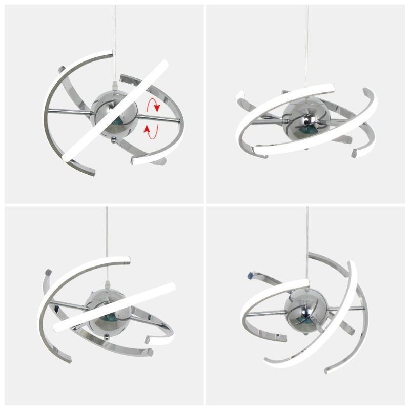 Swivel Globe Pendant Light Decorative Ceiling Lamp