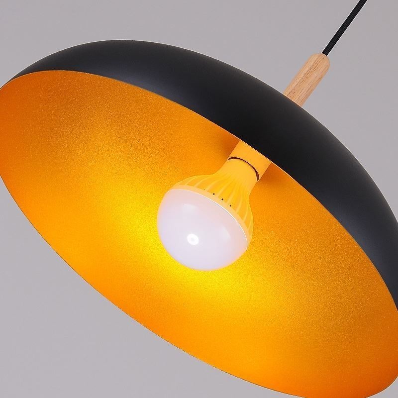 Modern Pendant Light Minimalist Decorative Light Fixture Black White