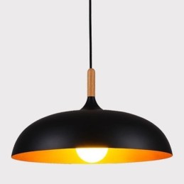 Modern Pendant Light Minimalist Decorative Light Fixture Black White