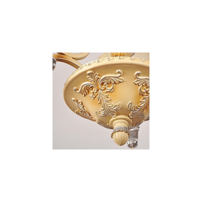 Traditional Classic Crystal Painting Chandelier