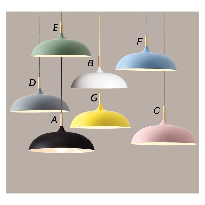 Modern Pendant Light Colorful Macaron Pendant Lamp