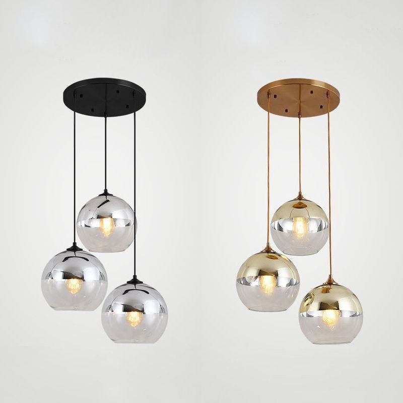 Creative Iron+Glass Globe Pendant Light Decorative Lighting