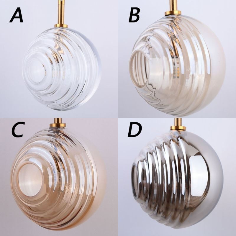 Glass Pendant Light Creative Decorative Glass Globe Loft