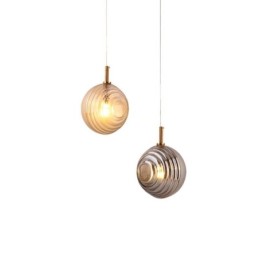 Glass Pendant Light Creative Decorative Glass Globe Loft