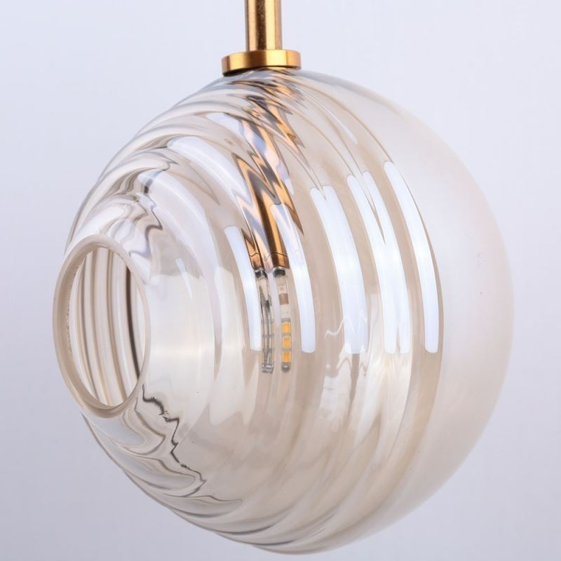 Glass Pendant Light Creative Decorative Glass Globe Loft